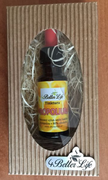 Výluh kadidla a propolisu - Propolium - ojedinělá směs pryskyřic, 40procentní, 20 ml