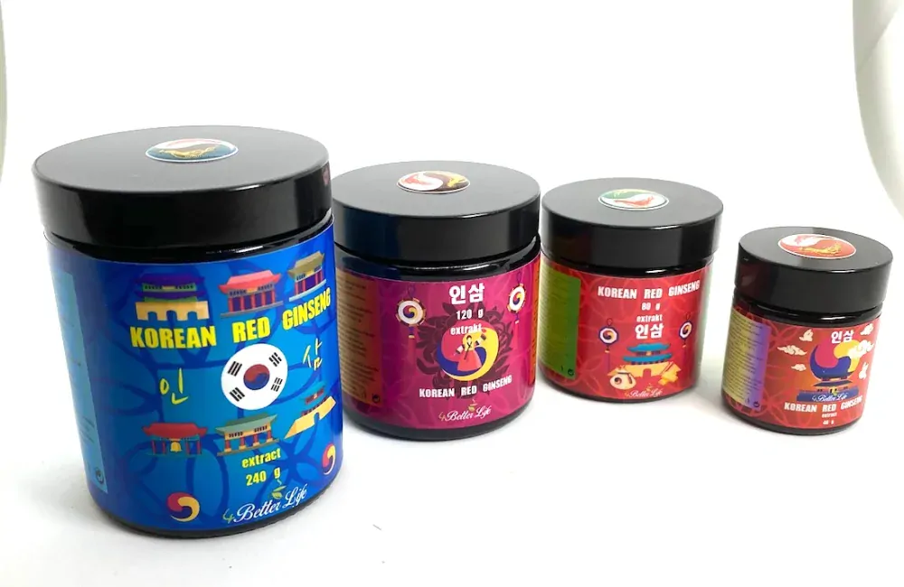 Korejský červený ženšen pravý extrakt 120 g 