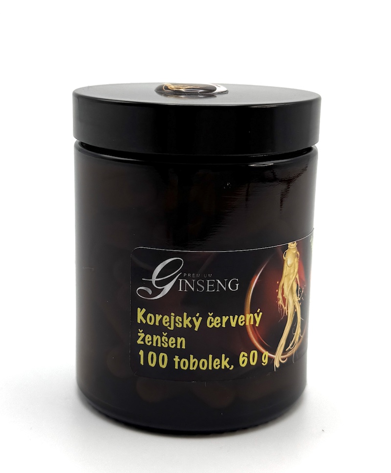 Ženšen, korejský, tobolky, 100 ks, 60 g