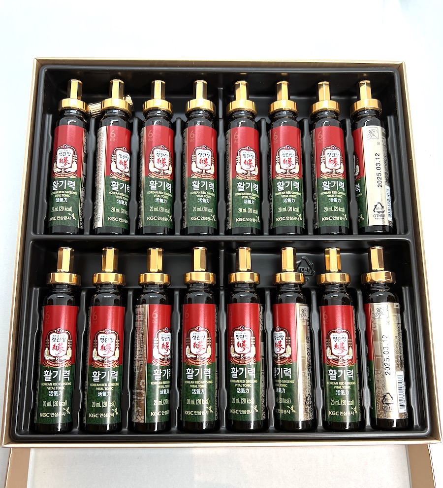 Korejský ženšen, tinkturová kůra, sada, No.: 1 KGC, 16 x 20 ml, 320 ml