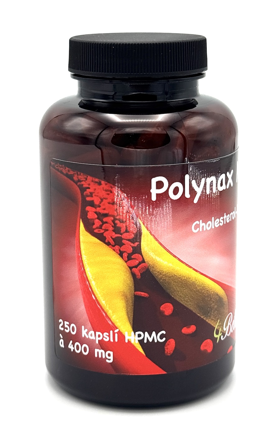 Průchodnost, rozšíření, čištění cév - přípravek Polynax MAX, 250 tobolek, 40 g