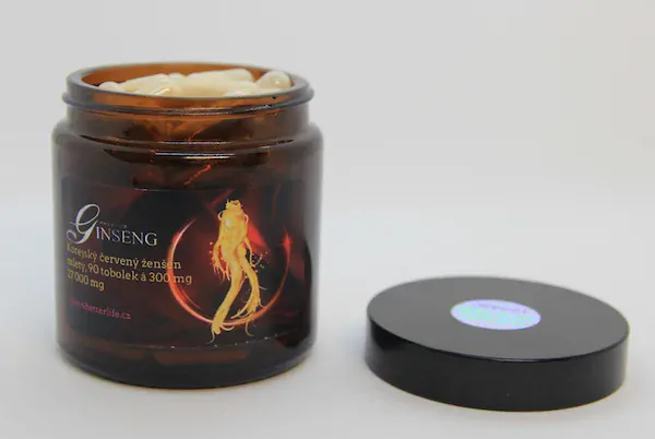 Ženšen, korejský, tobolky, 10 ks, 3,33 g