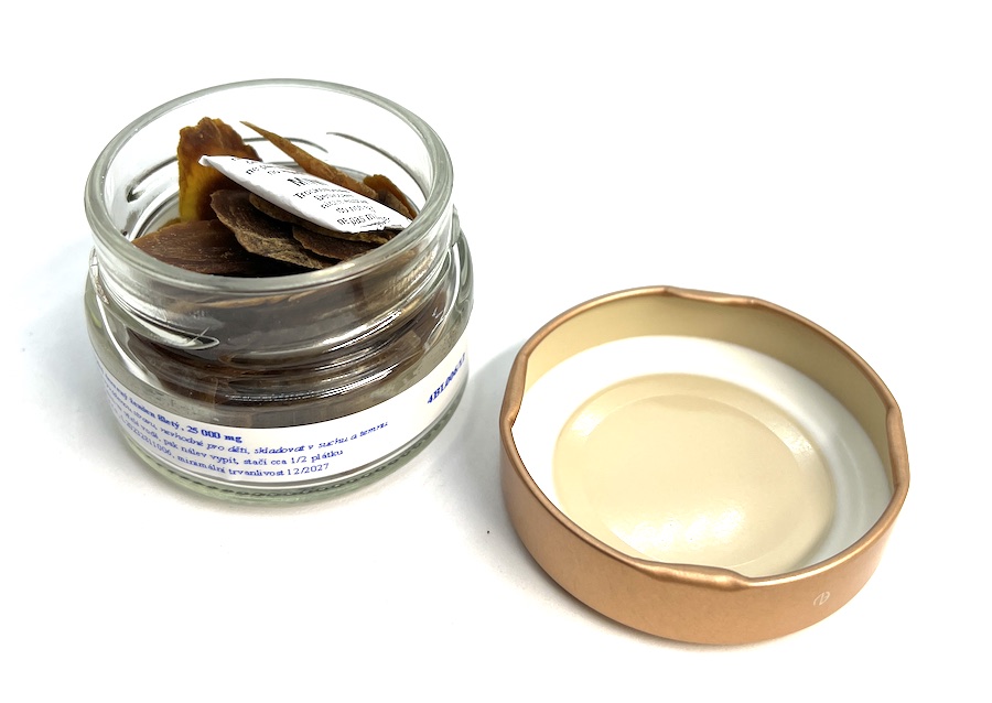 Ženšen, korejský , plátky, červený, 8letý, 25 000 mg