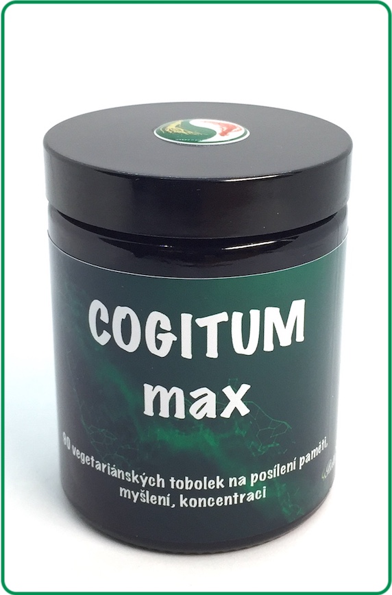 Na lepší paměť a myšlení - prostředek Cogitum Max, dárkové balení, 90 tobolek, 45 g