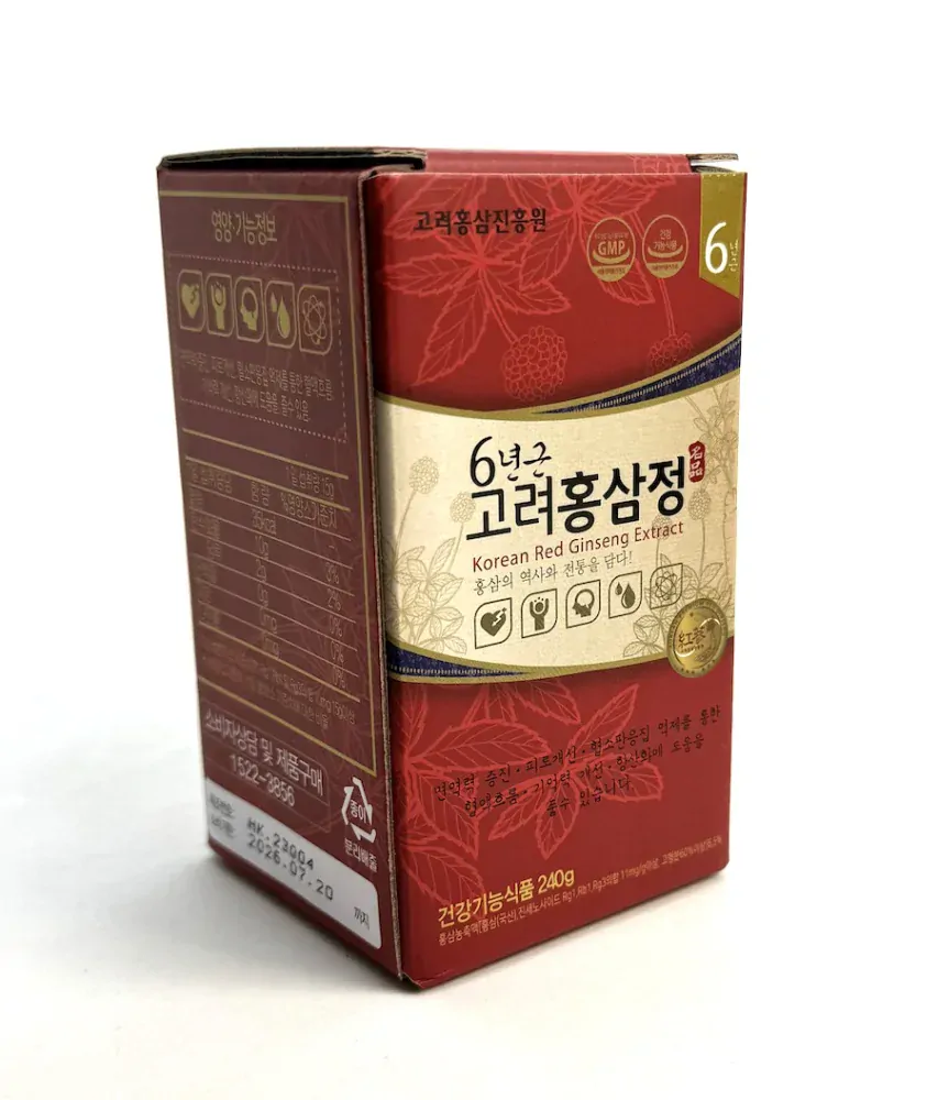 Ženšen - Korejský červený ženšen pravý hustý extrakt, 240 gramů