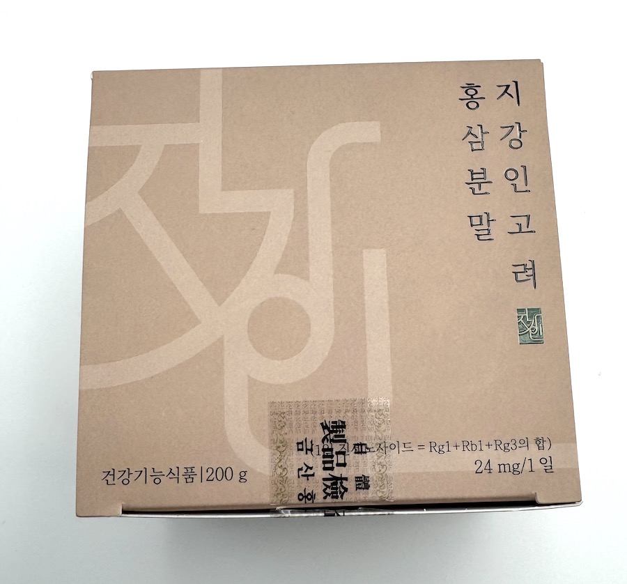 Ženšen korejský, mletý, červený, pravý, 6letý, 200 g