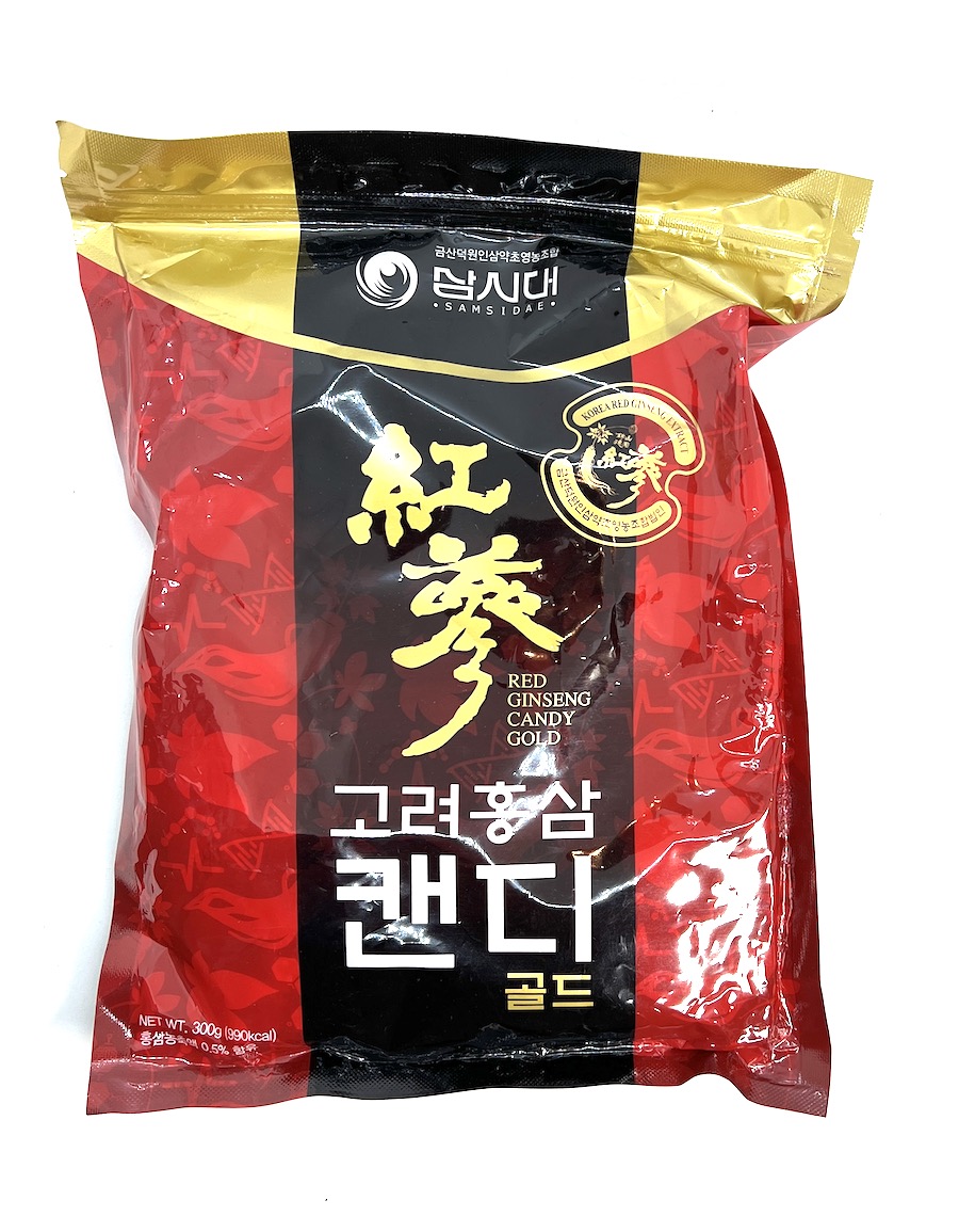 Ženšen, korejský, bonbóny, různé druhy, různá váha