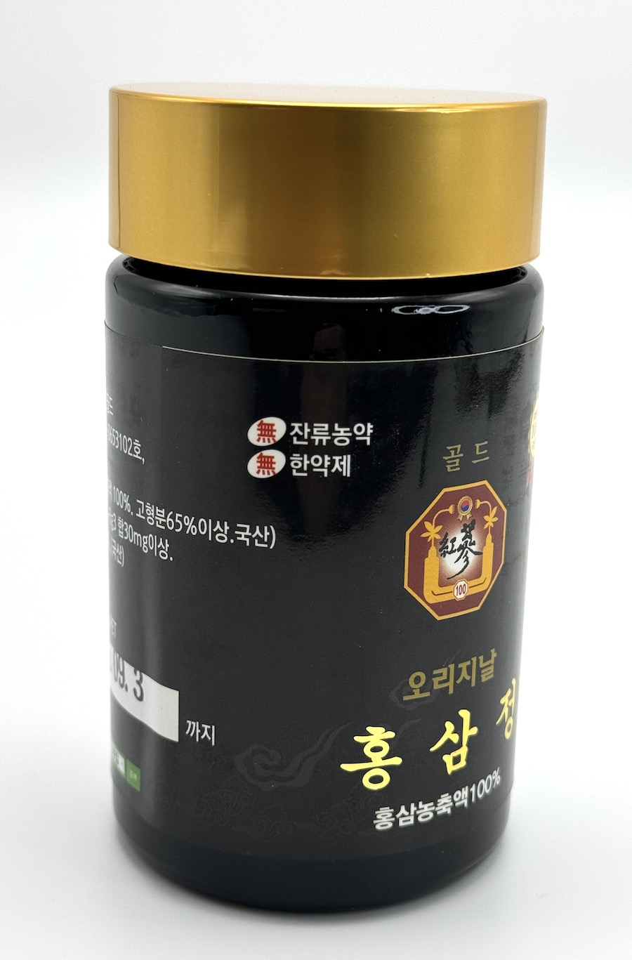 Korejský červený ženšen pravý extrakt,  z domácí farmy, GOLD, 250 g 