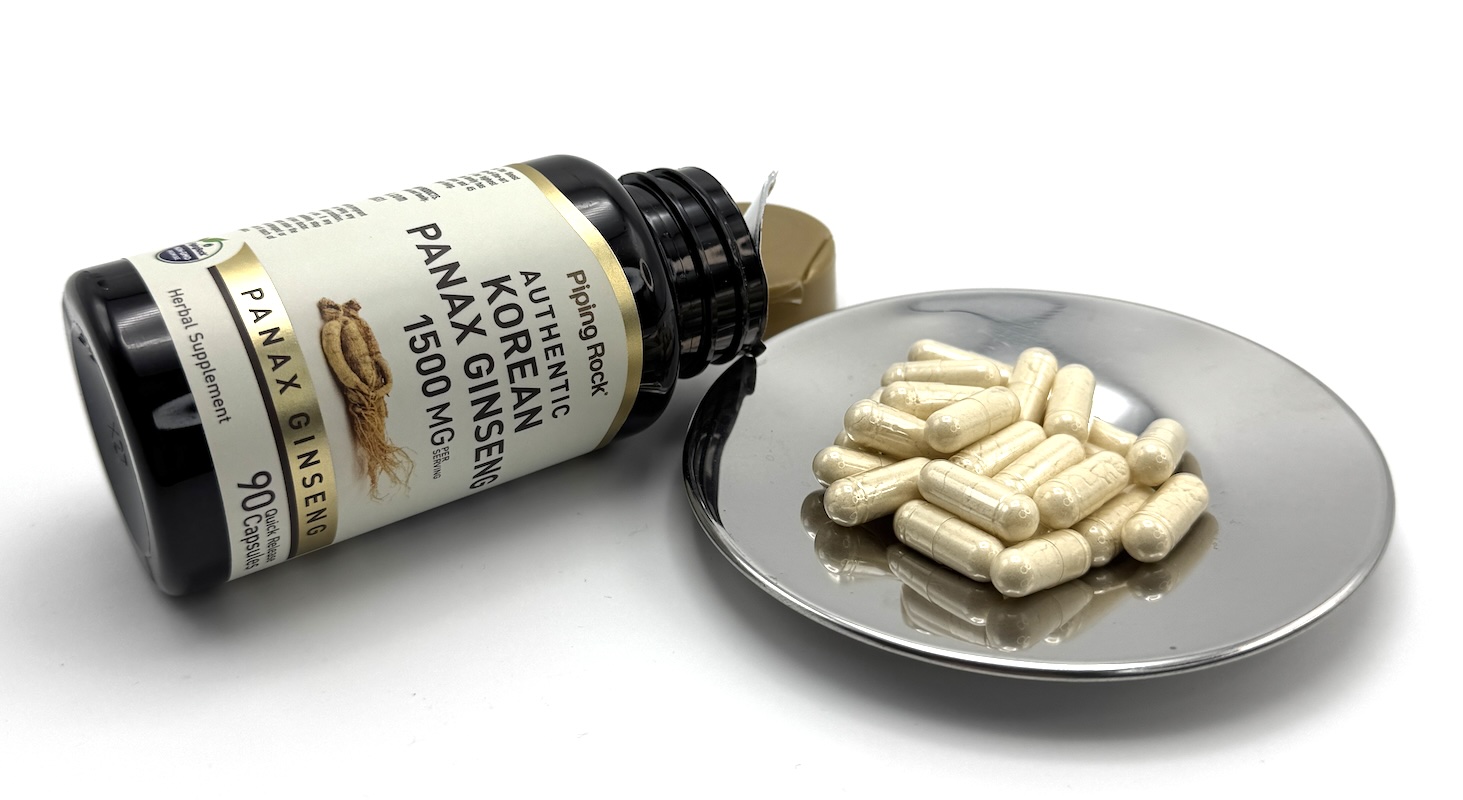 Ženšen, korejský, tobolky, 90 ks po 1500 mg, extrakt, ekv. 135 g