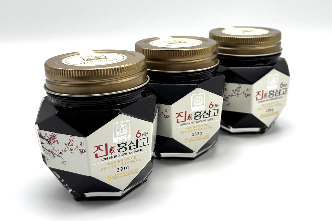 Korejský ženšen červený, pasta, koncentrát, síla 70 mg/g, 750 g