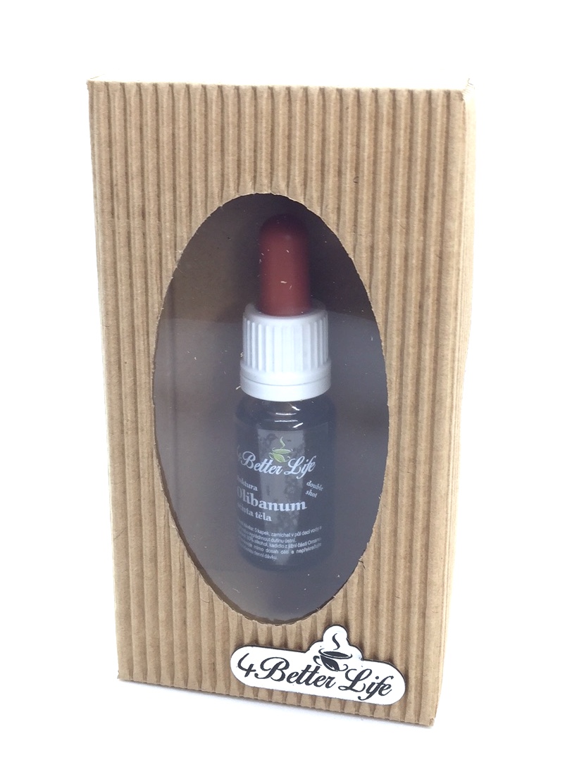 Kadidlovník svatý - výluh (tinktura Boswellia sacra) - dvojitá síla (double shot), 10 ml