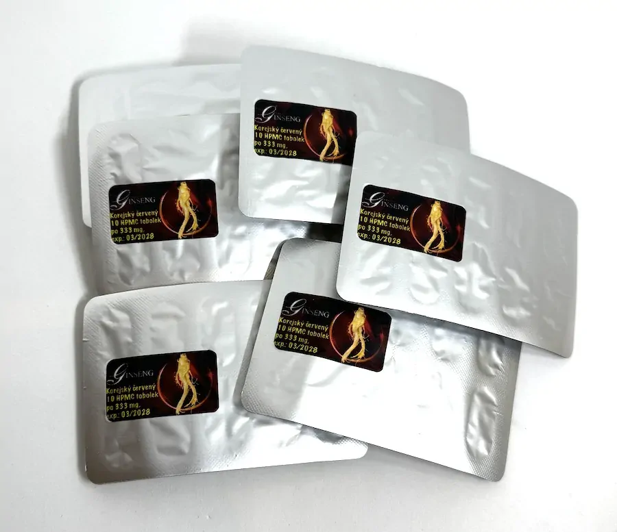 Ženšen, korejský, tobolky, 10 ks, 3,33 g