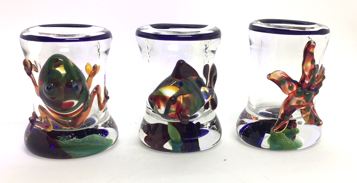 Sada skleniček a Panax ginseng kořínky, 15 000 mg