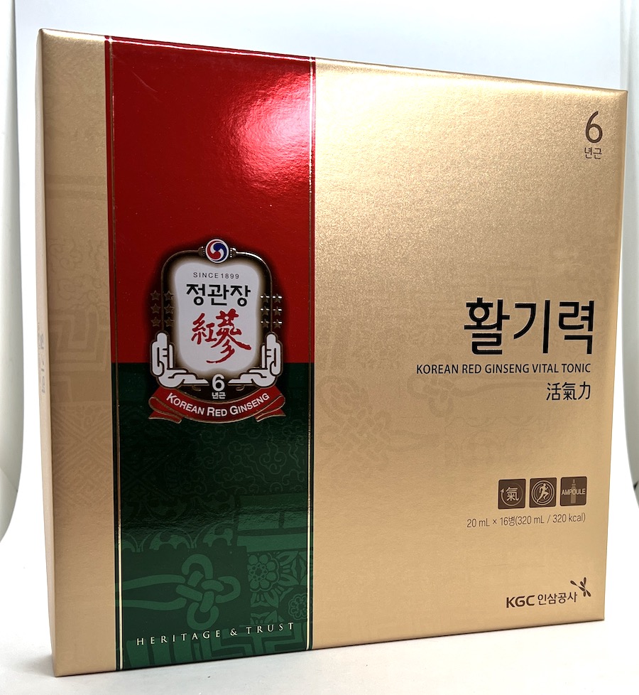 Korejský ženšen, tinkturová kůra, sada, No.: 1 KGC, 16 x 20 ml, 320 ml