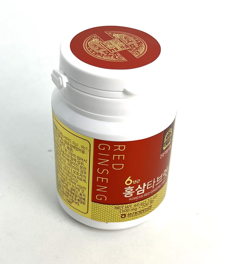 Ženšen, korejský, tablety, 200 ks po 300 mg, 60 g