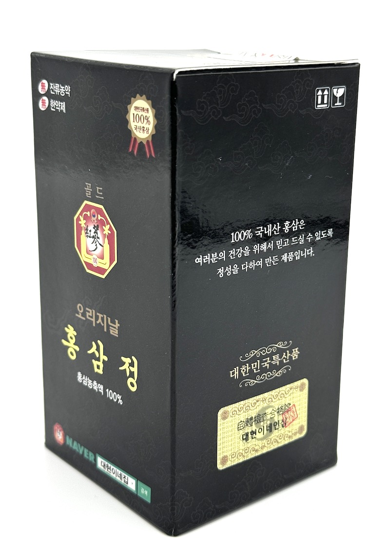 Korejský červený ženšen pravý extrakt,  z domácí farmy, GOLD, 250 g 