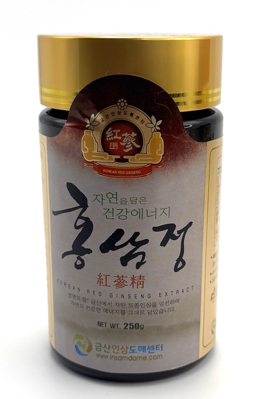 Ženšen, korejský, hustý extrakt, 6letý, ginsenosidů 4mg/g, 250 g