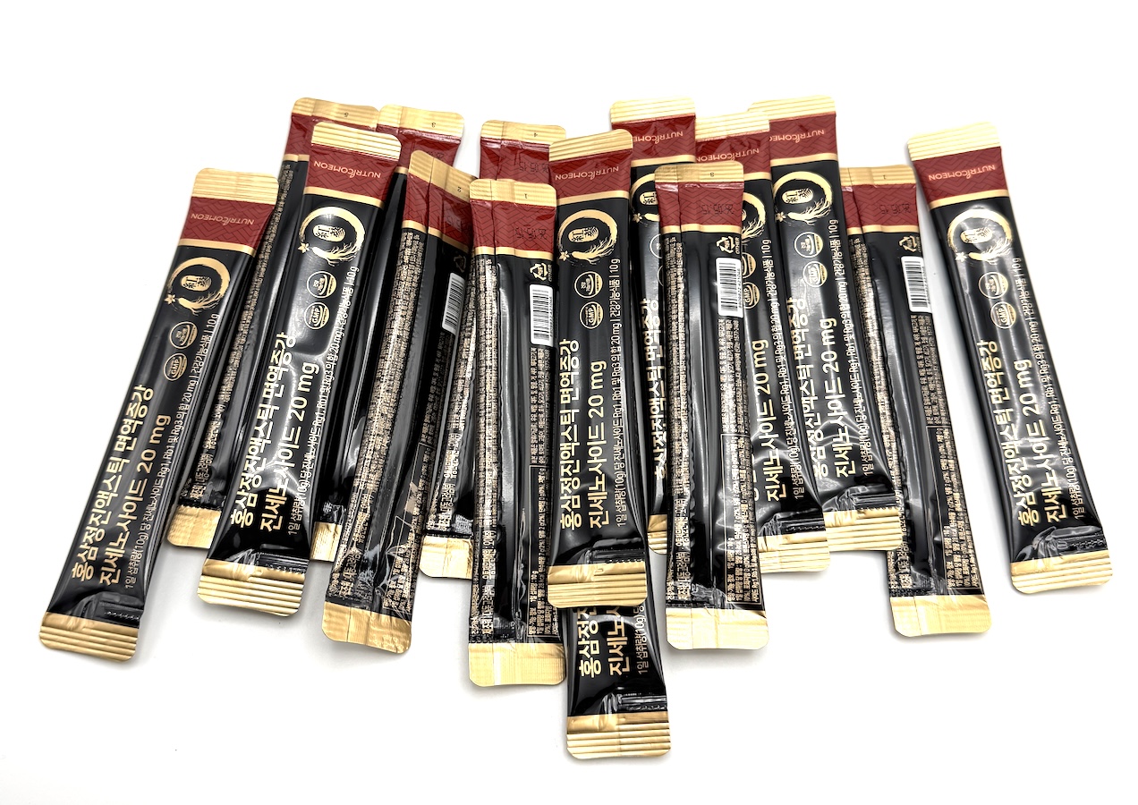 Ženšen, korejský, červený, extrakt, tekutý, 20 mg / g, 15 x 10 g, 150 g