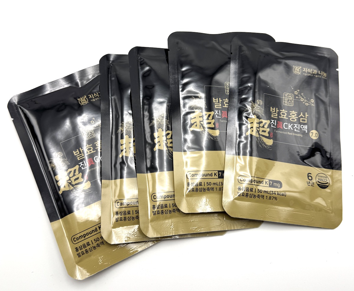 Ženšen korejský, černý, extrakt, Compound K7, 250 ml