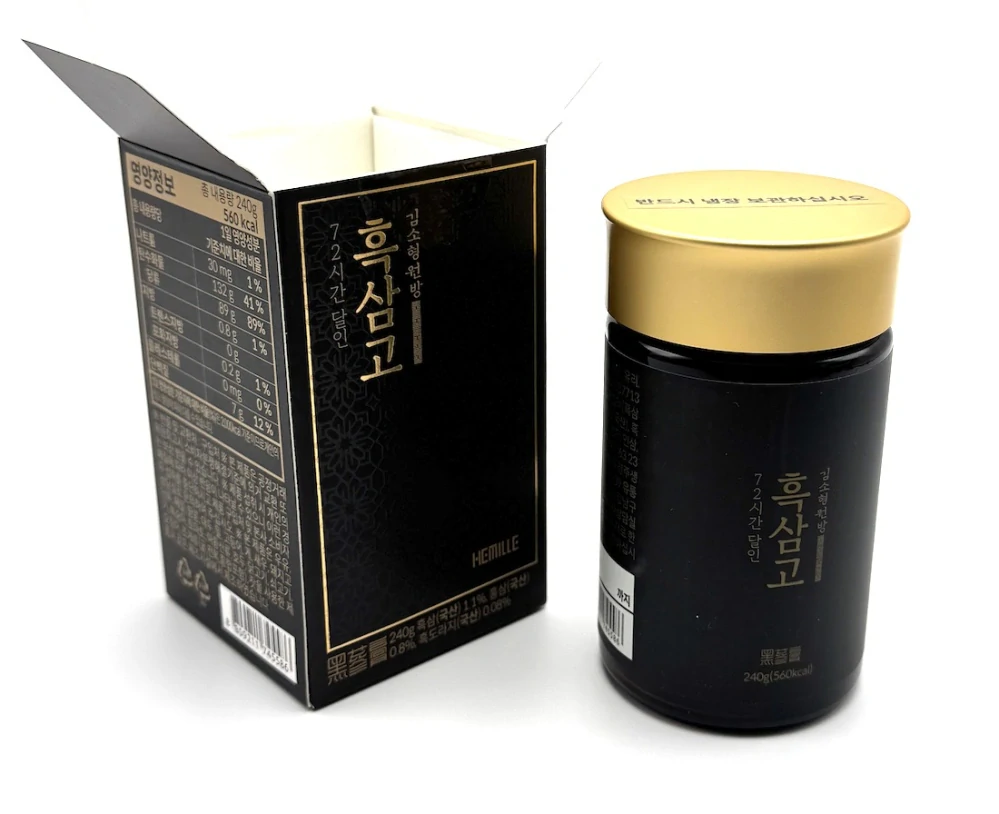 Ženšen, korejský, černý, 72hodinový odvar, tekutý,  240 g 