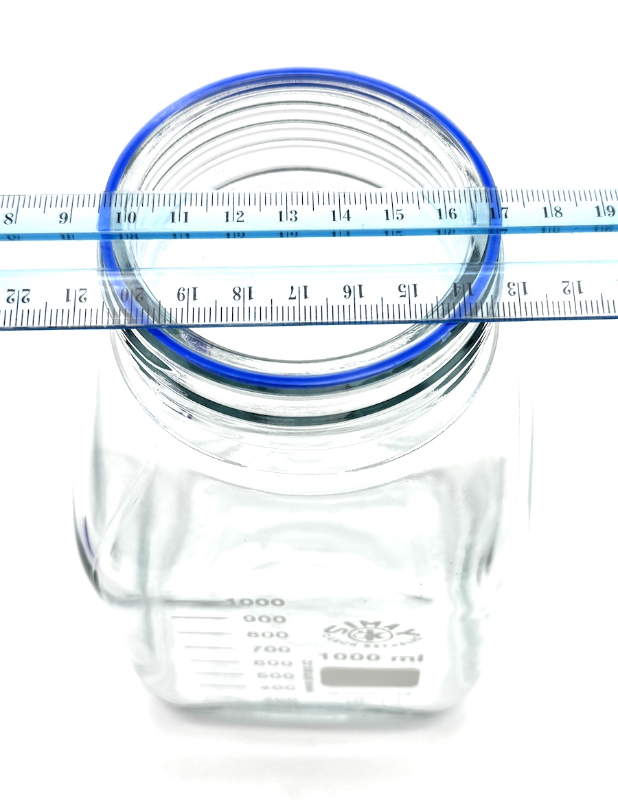 Láhev skleněná na nakládání ženšene 1000 ml