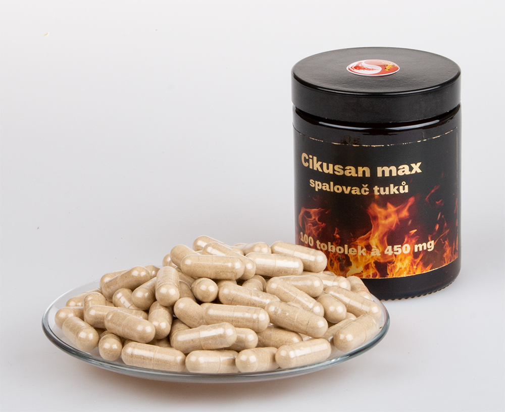 Hubnutí a imunita - Ženšen dračí síla, tobolky a Cikusan max, dárkové balení - 100 + 100 vegan tobolek, 50 g + 45 g