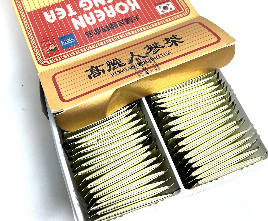 Ženšen, korejský, čaj, granulovaný, 100 sáčků, 300 g