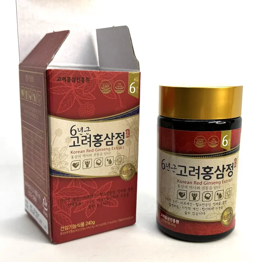 Ženšen - Korejský červený ženšen pravý hustý extrakt, 240 gramů