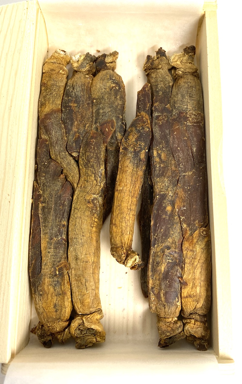 Ženšen, korejský, celý, kvalita GOOD 30 Ji, 6letý,  150 g