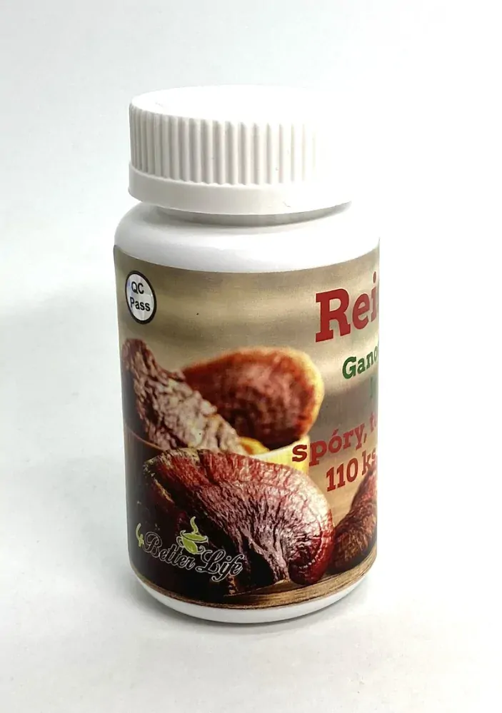Lesklokorka lesklá - spóry, tobolky (Reishi, Ganoderma)  100 ks, 35 g