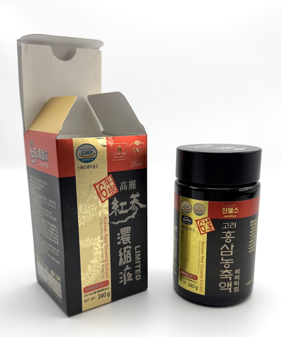 Ženšen korejský, ILHWA, 6letý červený, extrakt, 240 g