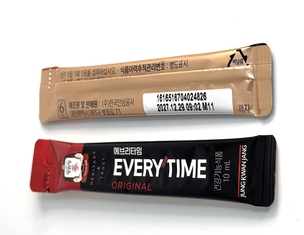 Sticks - Ženšen, korejský, červený, extrakt, tekutý, 30 x 10 ml, 300 g