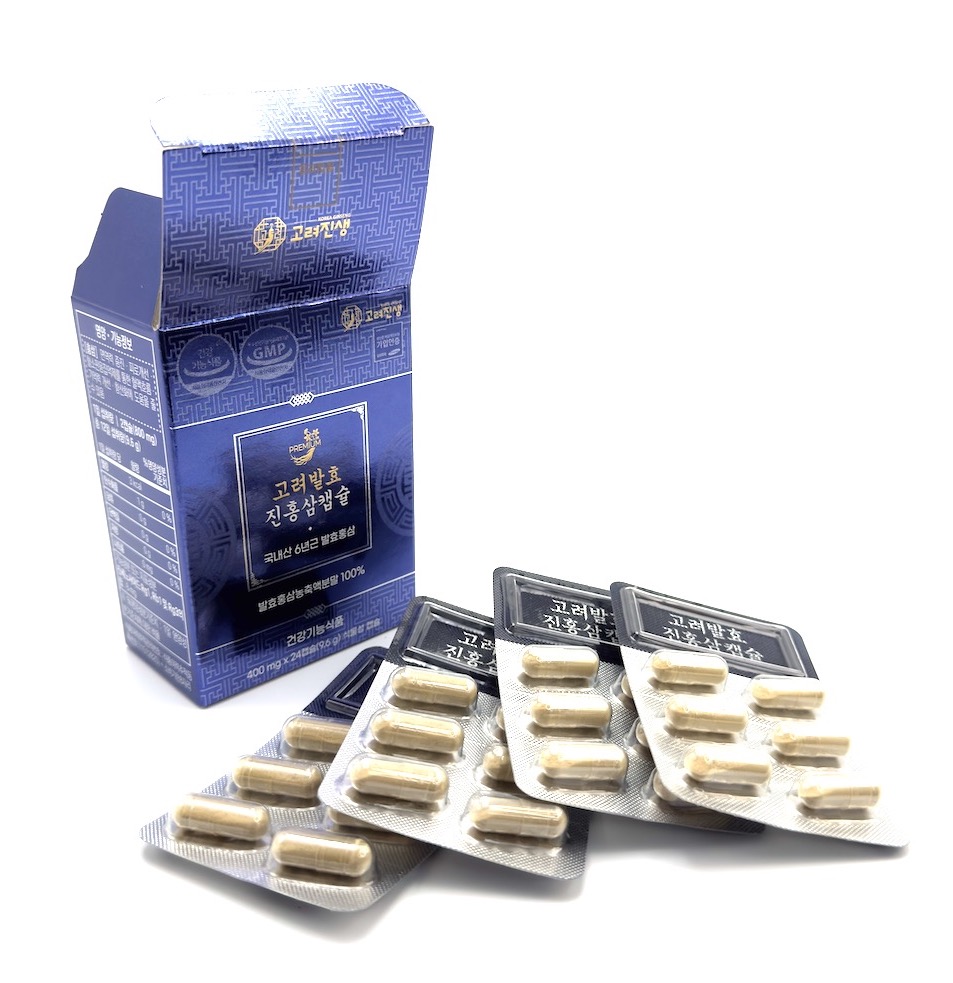 Ženšen korejský, červený, extrakt, Compound K5, 72 ks 