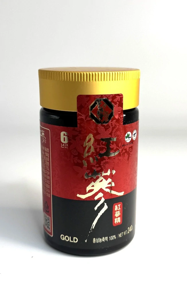 Ženšen, korejský červený, 100% ženšen, 70mg/g, 240 g