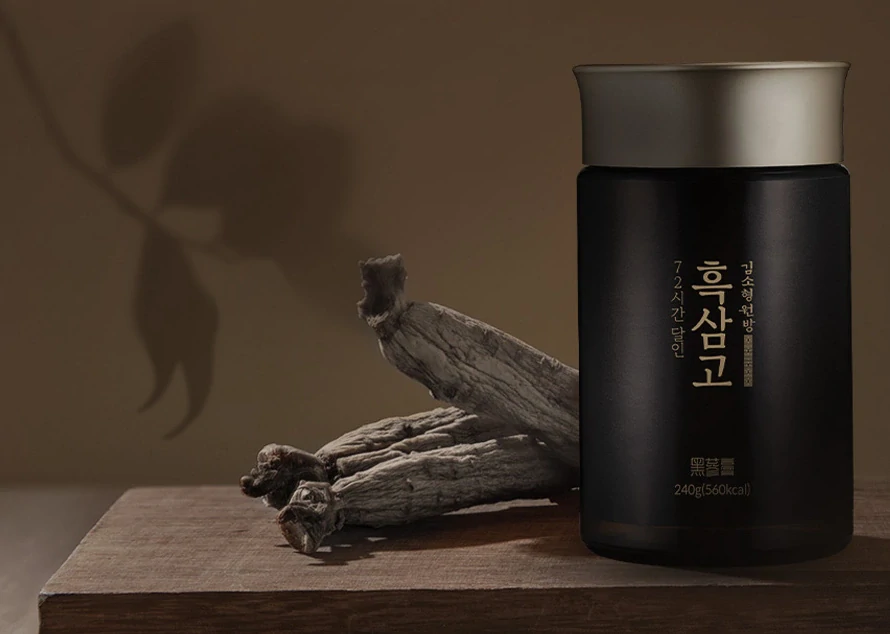 Ženšen, korejský, černý, 72hodinový odvar, tekutý,  240 g 