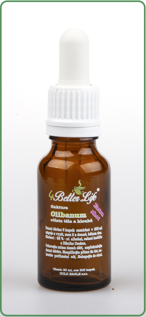 Výluh kadidla - tinktura, Boswellia, kapky, extra silná, 96procentní, 20 ml