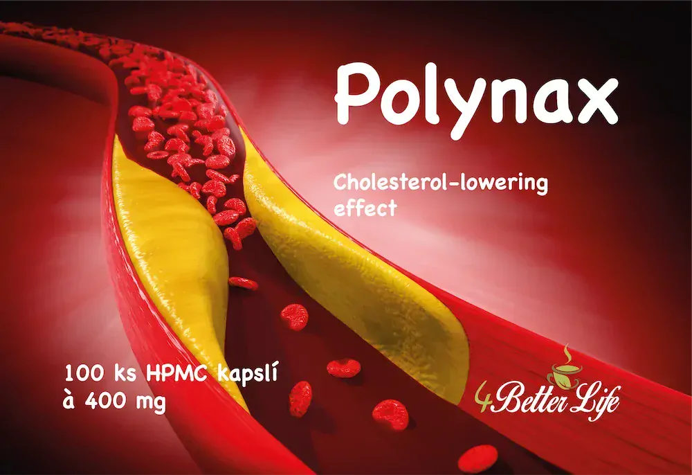 Průchodnost, rozšíření, čištění cév - přípravek Polynax, 100 tobolek, 40 g