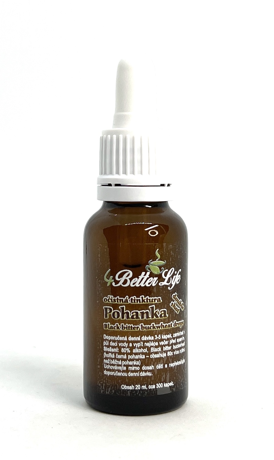Tinktura z hořké černé pohanky double shot, 20 ml