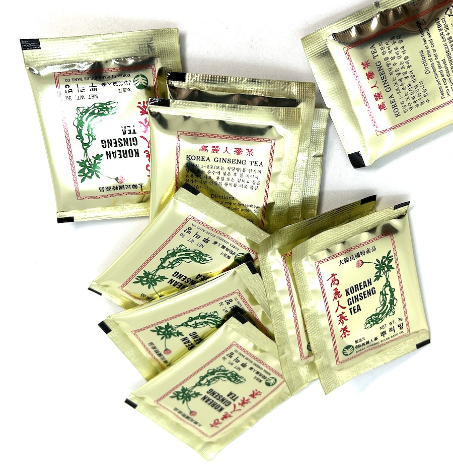 Ženšen, korejský, čaj, granulovaný, 100 sáčků, 300 g