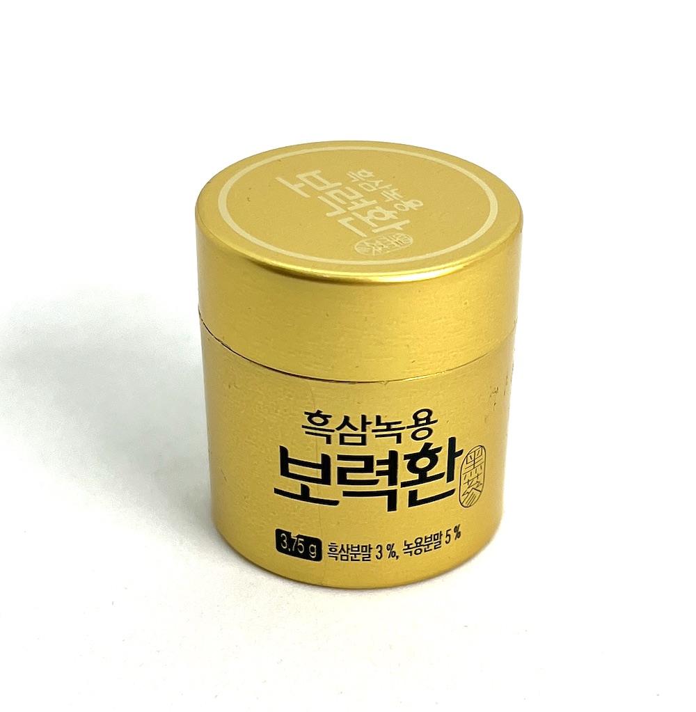 Korejský divoký černý ženšen, kuličky po 3,75 g, 30 kuliček, dávka na 30 až 60 dnů