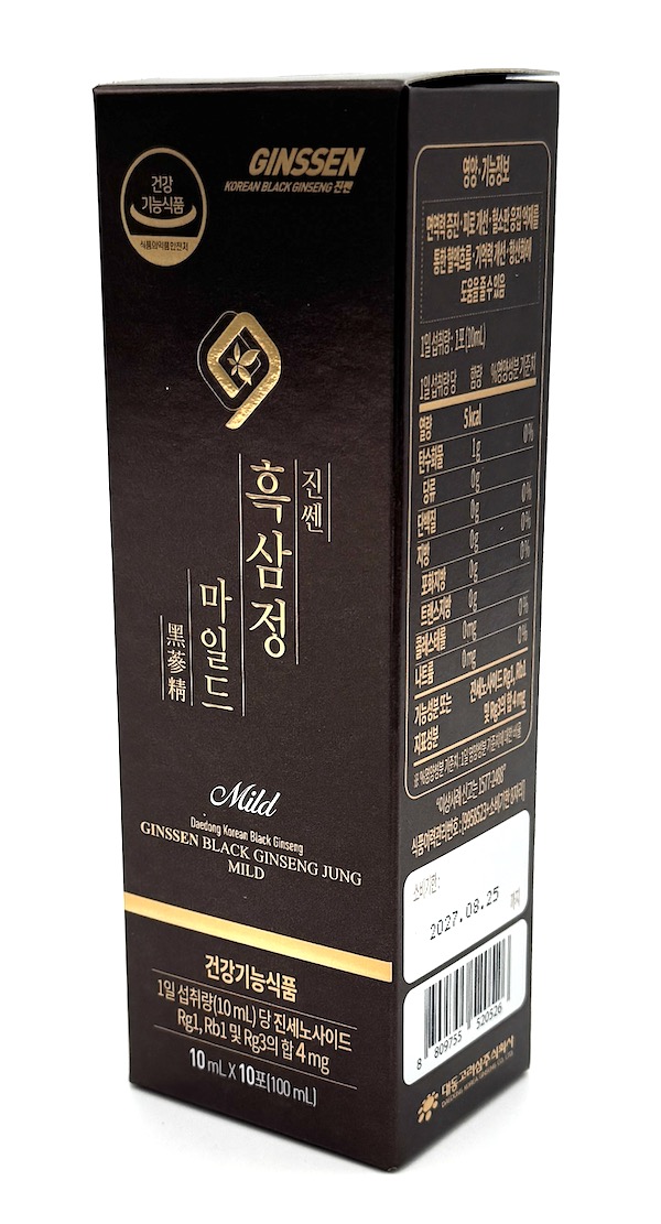 Černý korejský ženšen extrakt sticks – vzácná limitovaná edice v dárkové sadě