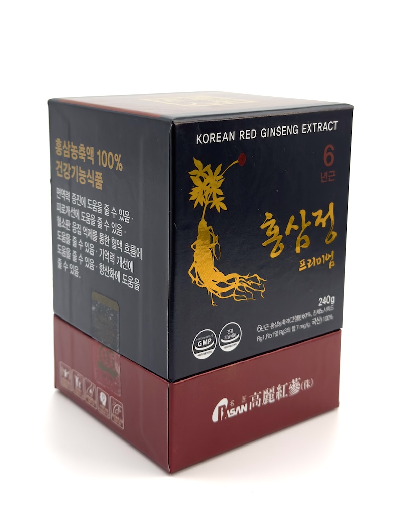 Ženšen, korejský červený, 100% ženšen, 7mg/g, 240 g