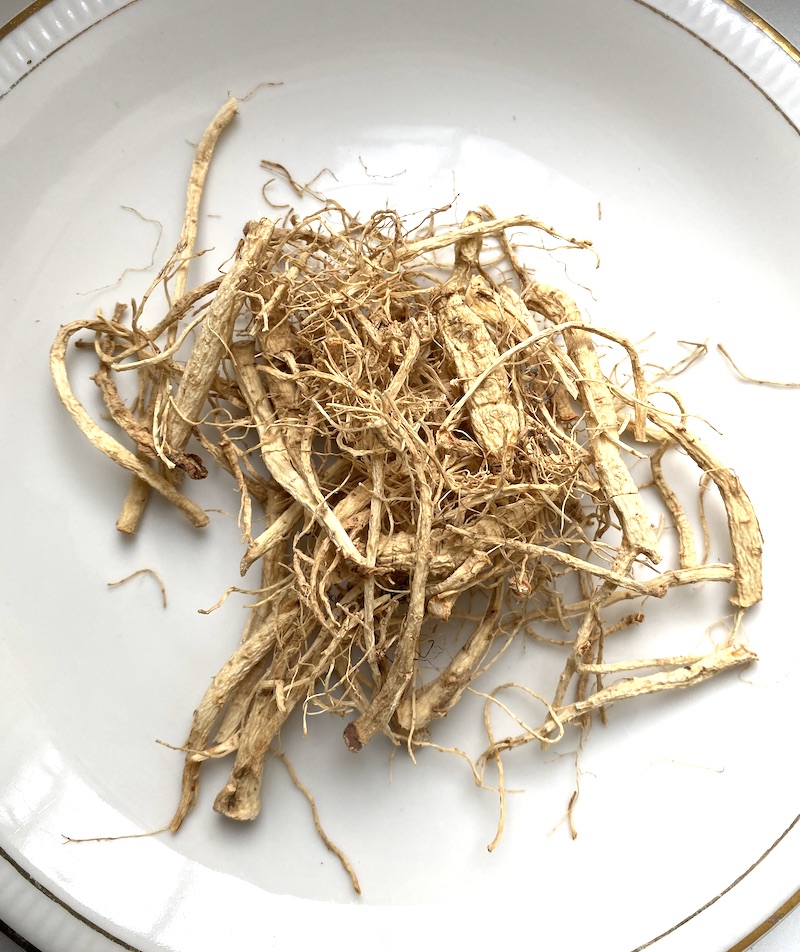 Ženšen, čínský, celý, kořínky, 12letý, 25 g