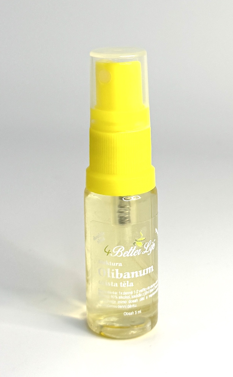 Výluh Boswellia sacra - ústní a povrchový sprej 10 ml (výluh kadidla z pravého kadidlovníku - akce 20 ml za cenu 10 ml)