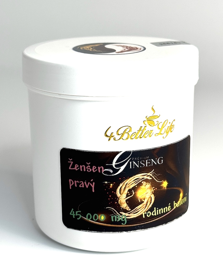 Ženšen, čínský, toboky, rodinné balení, 120 ks, 45000 mg