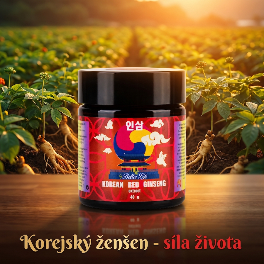 Korejský červený ženšen pravý extrakt 40 g