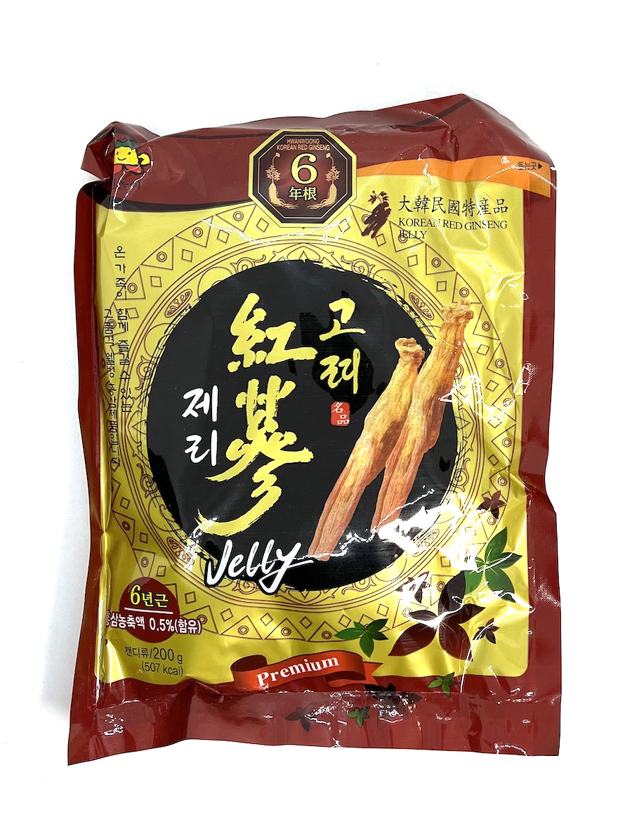 Ženšen, korejský, bonbóny, různé druhy, různá váha