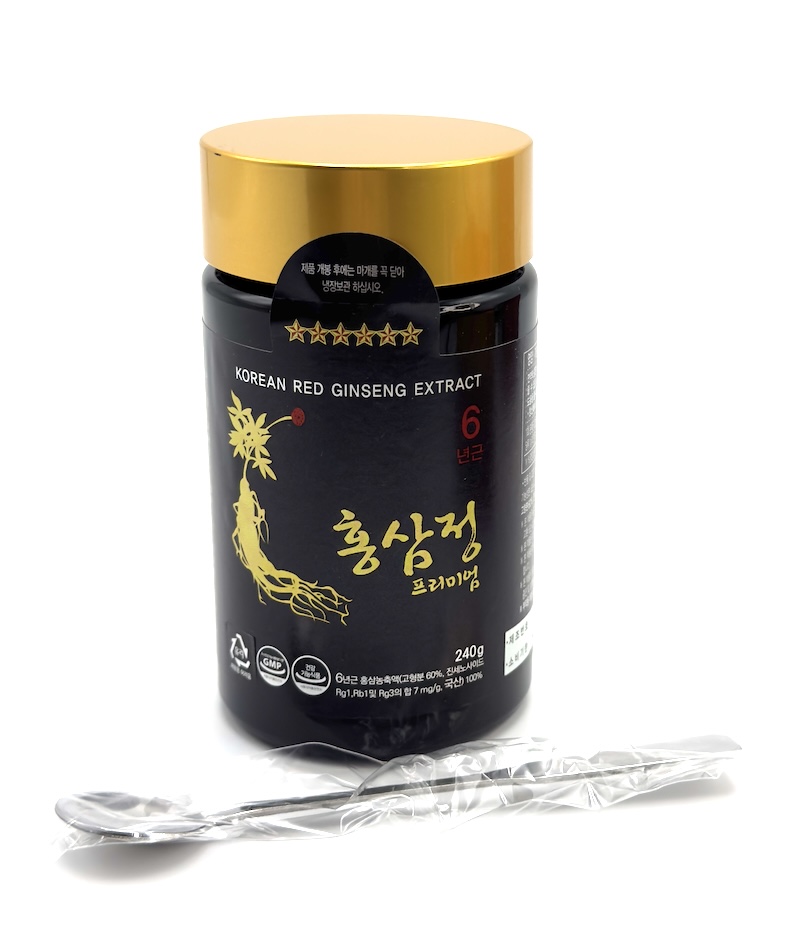 Ženšen, korejský červený, 100% ženšen, 7mg/g, 240 g