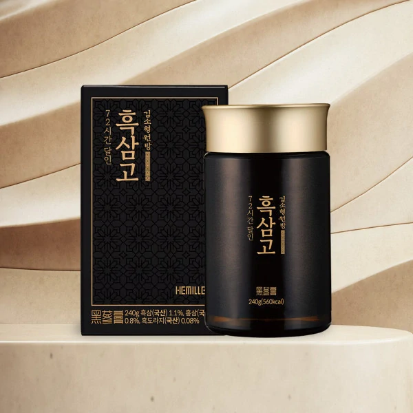 Ženšen, korejský, černý, 72hodinový odvar, tekutý,  240 g 