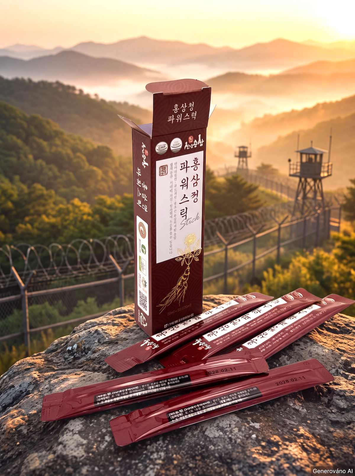 DMZ (demilitarizovaná zóna) ženšen - extrakt, sticks, 300 ml